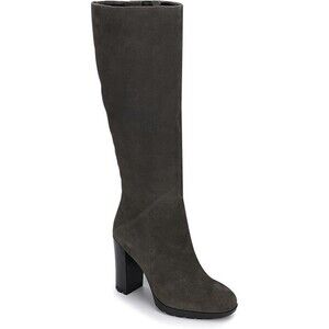 Kenneth Cole Women's Grey Suede Leather Knee High Justin 2.0 Boots US 8 EU 38.5